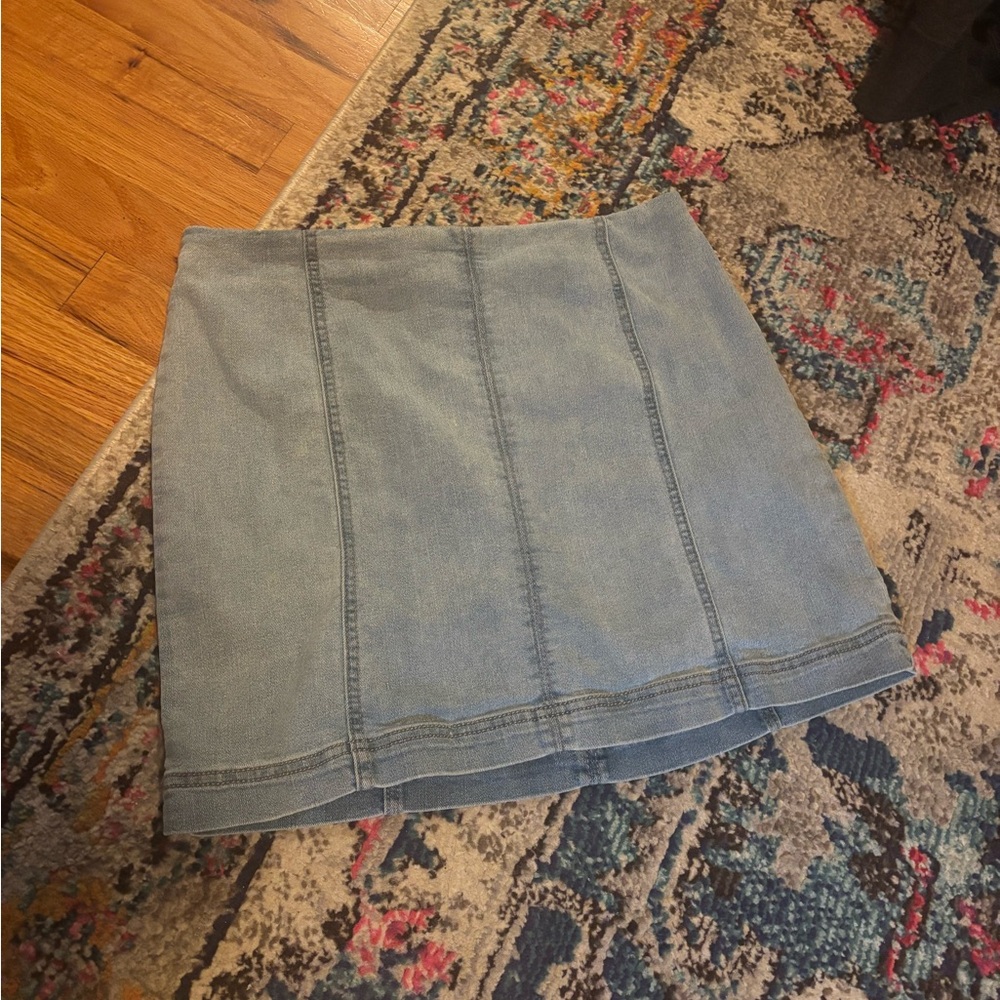 Denim Blue Skirt